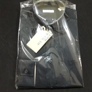 BURBERRY BRIT MEN CASAUL BLACK SHIRT COTTON